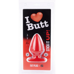 I Love Butt Plug Fat S I Love Butt 11 x 6 cm Rouge